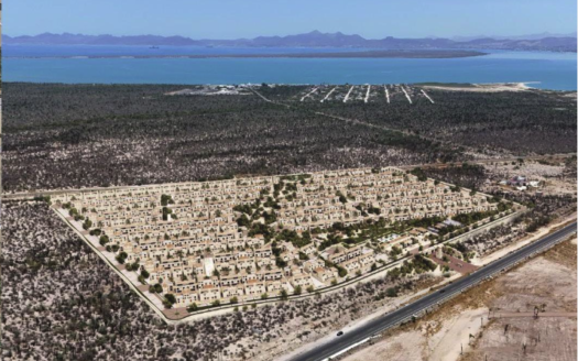 Vista panorámica de la Bahía de La Paz desde La Herencia Santa Cruz.